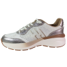 Sneakersy damskie Hispanitas HV264501 skóra beż złote siatka premium