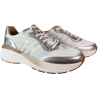 Sneakersy damskie Hispanitas HV264501 skóra beż złote siatka premium