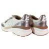 Sneakersy damskie Hispanitas HV264501 skóra beż złote siatka premium