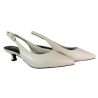 Czółenka damskie Marco Tozzi 2-29514-44 skóra beż bez pięty szpic eleg