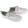 Sneakersy damskie Potocki 26-16366 beżowe lico ażurowe wygodne lekkie
