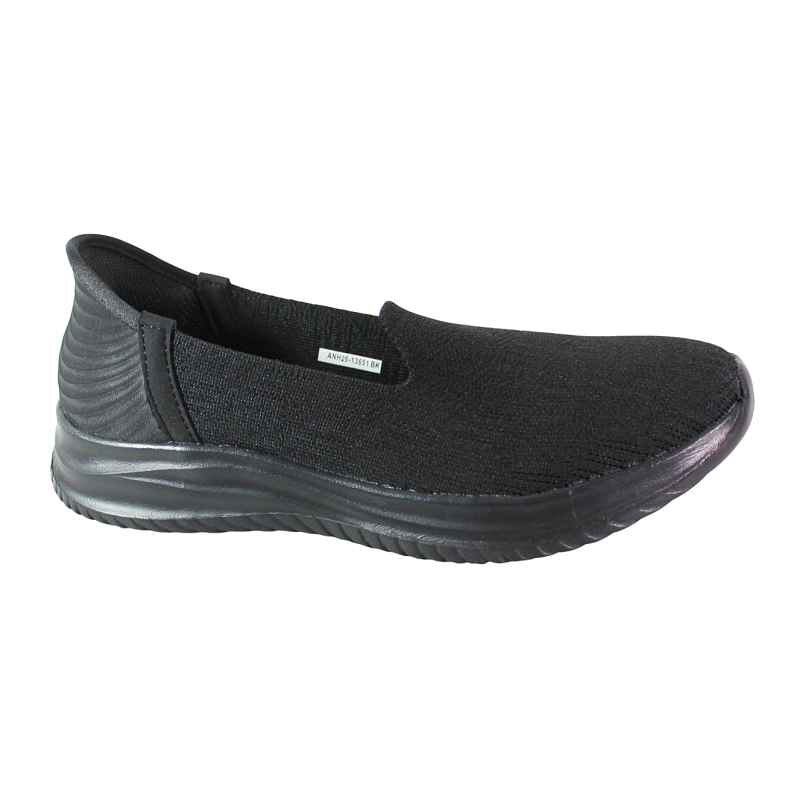 Sneakersy damskie Vinceza 13651 czarne wsuwane slip-in wygodne lekkie