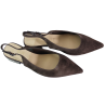 Sandały damskie D&A CR61-3047 skóra naturalna brązowe zamszowe eleganc