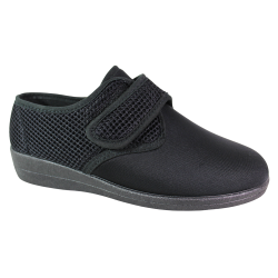 Półbuty damskie Comfooty 2800 czarne na rzepy slippers wygodne