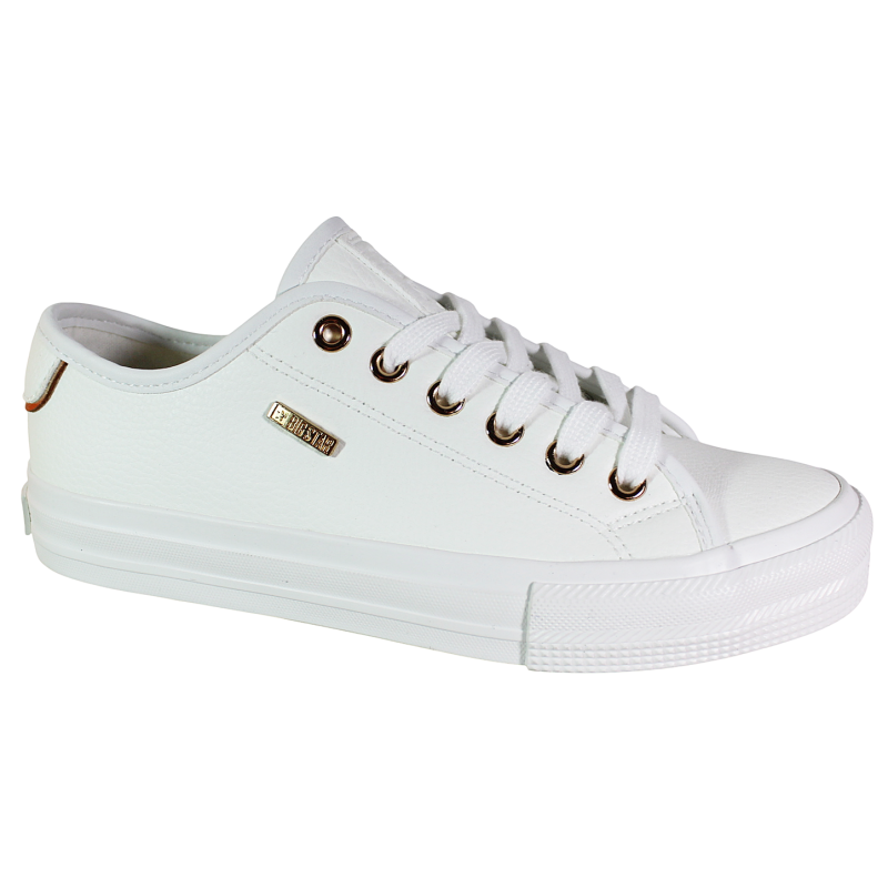 Trampki damskie Big Star TT274022 białe ekoskóra wygodne sportowe