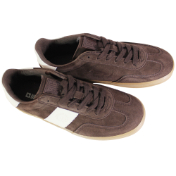 Sneakersy damskie Big Star UU274008 brąz zamsz czekoladowe wygodne