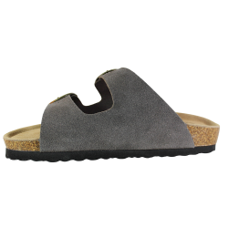 Klapki damskie Filippo DK7061 skóra taupe zamsz wygodne lekkie