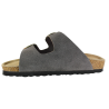 Klapki damskie Filippo DK7061 skóra taupe zamsz wygodne lekkie