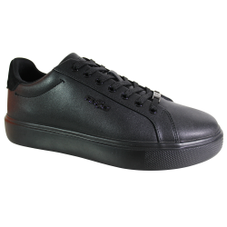 Czarne sneakersy Filippo MP7840 skórzane – komfort i nowoczesny styl