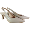 Beżowe sandały Visconi 7617498/320 na szpilce – elegancja premium
