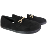 Barefoot Ideal Shoes 9811 – Czarne Zamszowe Półbuty Damskie