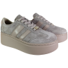 Sneakersy Goodin GD-XW-1044 Skórzane Taupe – Beżowe Zamszowe