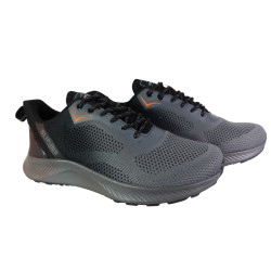 Półbuty sportowe Emaks W6029 ciemny szary | Lekkie sneakersy męskie