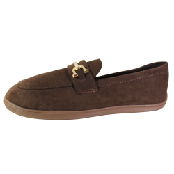 Barefoot Ideal Shoes 9811 – Czekoladowe Zamszowe Półbuty Damskie
