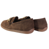 Barefoot Ideal Shoes 9811 – Czekoladowe Zamszowe Półbuty Damskie