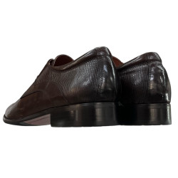 Brooman T86-107-A02 Brąz Skóra Naturalna – Eleganckie Półbuty Męskie