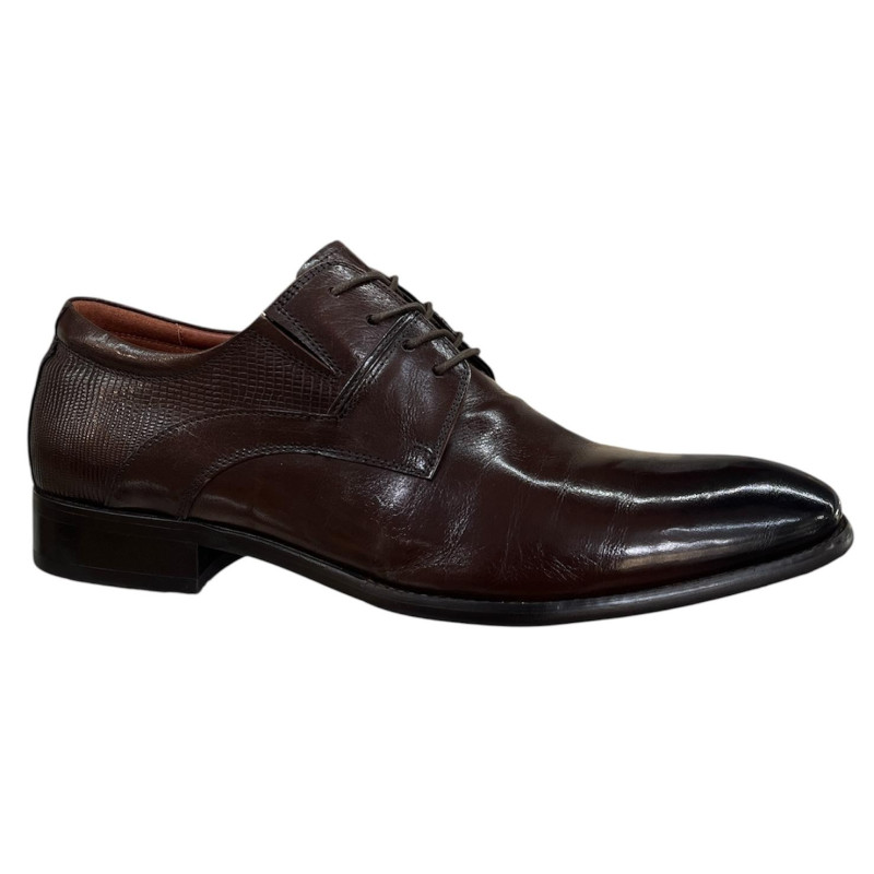 Brooman T86-107-A02 Brąz Skóra Naturalna – Eleganckie Półbuty Męskie