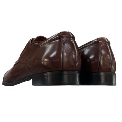 Brooman T83-364-AB44 Półbuty Męskie Skóra Naturalna Brąz Eleganckie