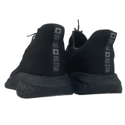 Big Star UU174003 Sneakersy Męskie Czarne Lekkie Sportowe