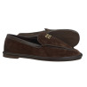 Vinceza 62271 Mokasyny Damskie Eko Zamsz Czekoladowe Loafers