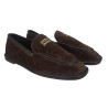 Vinceza 62271 Mokasyny Damskie Eko Zamsz Czekoladowe Loafers