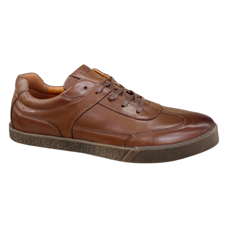 Półbuty Męskie TAPI 7693 Brązowe Skóra Naturalna Casual