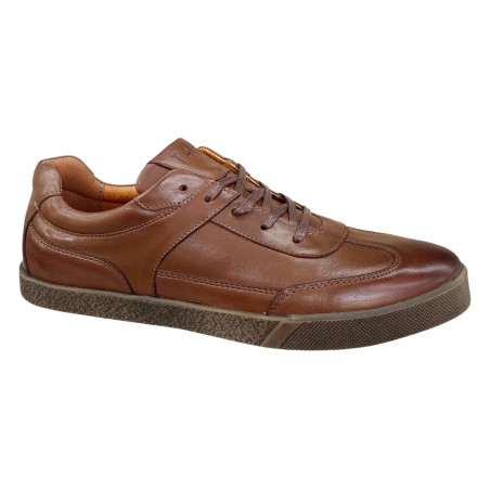 Półbuty Męskie TAPI 7693 Brązowe Skóra Naturalna Casual