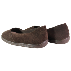 Siwiecki JH610P Barefoot Skórzane Damskie Brąz Zamsz Czekoladowe