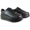 Sneakersy Damskie Goodin GD-XW-1045 Skóra Czarne Lico