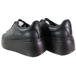 Sneakersy Damskie Goodin GD-XW-1045 Skóra Czarne Lico