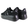 Sneakersy Damskie Goodin GD-XW-1051 Skóra Czarne Zamszowe