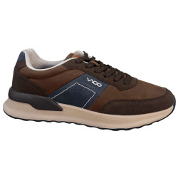 VICO VOP26N113-2 Męskie Sneakersy Brązowe Casual Wygodne Buty