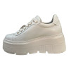 KARINO 5692 Sneakersy Damskie Skóra Naturalna Jasny Beż Platforma