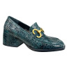 Visconi 3189287/129 Gocce Green Mokasyny Skóra Naturalna Zielone