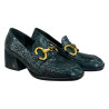 Visconi 3189287/129 Gocce Green Mokasyny Skóra Naturalna Zielone