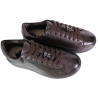 Sneakersy Damskie Cambell 26-19379 Skóra Brązowe Lico Czekoladowe