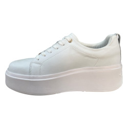 Filippo DP6246 Białe Sneakersy Damskie Skóra Naturalna