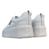 Filippo DP6246 Białe Sneakersy Damskie Skóra Naturalna