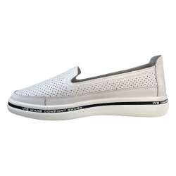 Filippo DP3623 Białe Półbuty Damskie Skóra Naturalna