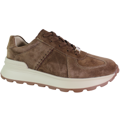 Sneakersy Damskie Goodin GD-XW-1078 Skóra Brązowe Zamszowe Wygodne