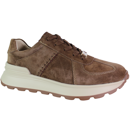 Sneakersy Damskie Goodin GD-XW-1078 Skóra Brązowe Zamszowe Wygodne