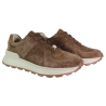 Sneakersy Damskie Goodin GD-XW-1078 Skóra Brązowe Zamszowe Wygodne