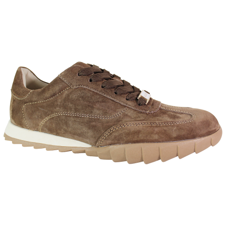 Sneakersy Damskie Goodin GD-XW-1075 Skóra Brązowe Zamszowe Wygodne