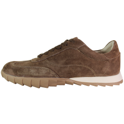 Sneakersy Damskie Goodin GD-XW-1075 Skóra Brązowe Zamszowe Wygodne