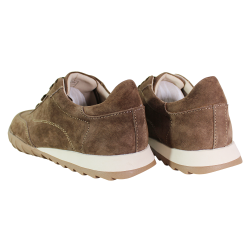 Sneakersy Damskie Goodin GD-XW-1075 Skóra Brązowe Zamszowe Wygodne
