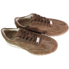 Sneakersy Damskie Goodin GD-XW-1075 Skóra Brązowe Zamszowe Wygodne