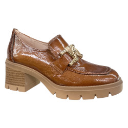 Eleganckie Półbuty Hispanitas HI233026 Cuero Brąz Lakier