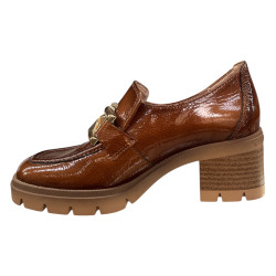 Eleganckie Półbuty Hispanitas HI233026 Cuero Brąz Lakier