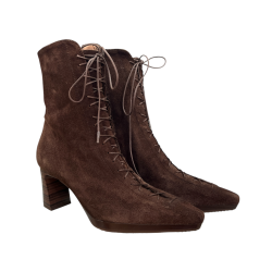 Botki Damskie Hispanitas HI265227 Espresso Skóra Naturalna