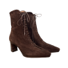 Botki Damskie Hispanitas HI265227 Espresso Skóra Naturalna